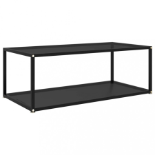 vidaXL 322898 Coffee Table Black 100x50x35 cm Tempered Glass bútor