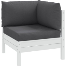 vidaXL 3 db melange antracitszürke szövet raklappárna (4002651) lakástextília