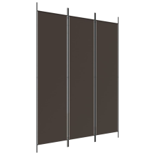 vidaXL 3 paneles barna szövet paraván 150 x 200 cm (350179) bútor