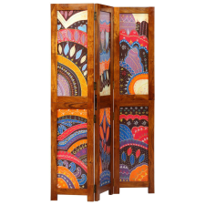 vidaXL 3 paneles szobafelosztó Mézbarna 35x1.5x160 cm Tömör akácfa bútor