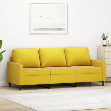 vidaXL 3 személyes sárga bársony kanapé 180 cm bútor