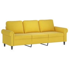 vidaXL 3 személyes sárga bársony kanapé 180 cm (359545) bútor