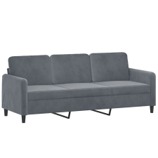 vidaXL 3 személyes sötétszürke bársony kanapé 180 cm (359453) bútor