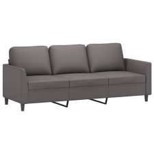 vidaXL 3 személyes szürke műbőr kanapé 180 cm (359340) bútor