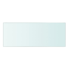 vidaXL 40x15 cm átlátszó panel üvegpolc (243813) bútor