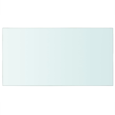 vidaXL 40x25 cm átlátszó panel üvegpolc (243815) bútor