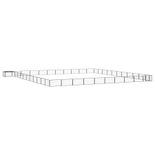 vidaXL 44-paneles fekete porszórt acél kutyakennel 100 x 50 cm szállítóbox, fekhely kutyáknak