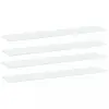 vidaXL 4 db fehér forgácslap könyvespolc 100 x 20 x 1,5 cm