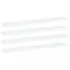 vidaXL 4 db fehér forgácslap könyvespolc 60 x 10 x 1,5 cm