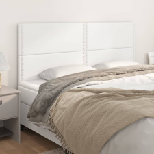vidaXL 4 db fehér műbőr fejtámla 90x5x78/88 cm ágy és ágykellék