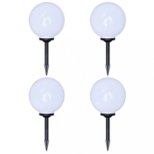 vidaXL 4 db kültéri gyalogjáró LED-lámpa cölöppel 30 cm kültéri világítás