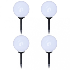 vidaXL 4 db kültéri gyalogjáró LED-lámpa cölöppel 30 cm világítás