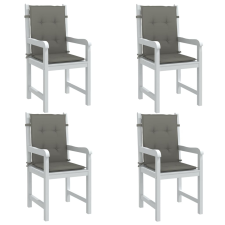 vidaXL 4 db melange sötétszürke szövet háttámlás székpárna 100x50x4 cm kerti bútor