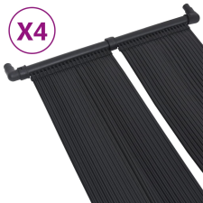 vidaXL 4 db napelemes medencefűtő panel 80 x 310 cm (3079662) medence kiegészítő