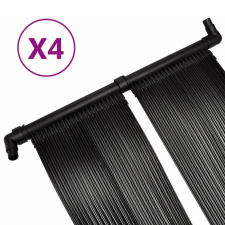 vidaXL 4 db napelemes medencefűtő panel 80 x 620 cm (3079659) medence kiegészítő