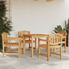 vidaXL 4 db tömör tíkfa kerti szék 58 x 59 x 88 cm kerti bútor