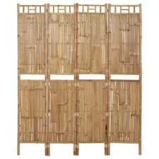 vidaXL 4 paneles bambusz térelválasztó 160 x 180 cm bútor