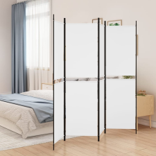 vidaXL 4 paneles fehér szövet térelválasztó 200x180 cm bútor