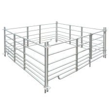 vidaXL 4 paneles galvanizált acél bárány akol 183 x 92 cm haszonállat felszerelés