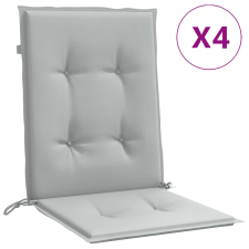 vidaXL 4db melange világosszürke szövet háttámlás székpárna 100x50x4cm (4002446) lakástextília