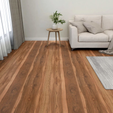 vidaXL 55 db barna öntapadó PVC padlólap 5,11 m² lakástextília