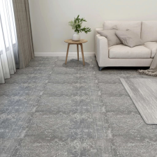 vidaXL 55 db betonszürke öntapadó PVC padlólap 5,11 m² lakástextília