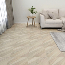 vidaXL 55 db bézs csíkos öntapadó PVC padlólap 5,11 m² járólap