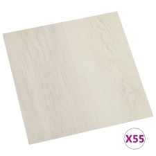 vidaXL 55 db bézs öntapadó PVC padlólap 5,11 m² (324654) építőanyag