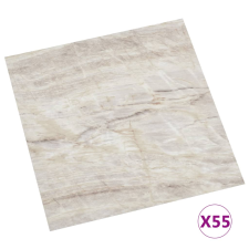 vidaXL 55 db bézs öntapadó PVC padlólap 5,11 m² (324676) építőanyag