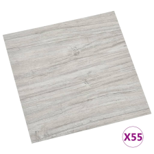 vidaXL 55 db világosszürke öntapadó PVC padlólap 5,11 m² (324661) járólap