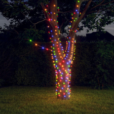 vidaXL 5 db napelemes 200 LED-es színes kül-/beltéri fényfüzér kültéri izzósor