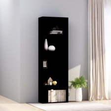 vidaXL 5-szintes fekete forgácslap könyvszekrény 60 x 30 x 189 cm bútor