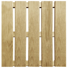 vidaXL 6 db zöld fa burkolólap 50 x 50 cm (44946) építőanyag