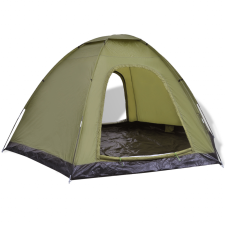vidaXL 6 személyes zöld sátor sátor