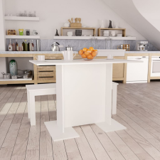 vidaXL 800243 Dining Table White 110x60x75 cm Chipboard bútor