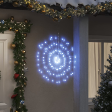 vidaXL 8 db karácsonyi hideg fehér csillagfény 140 db LED 17 cm karácsonyfa izzósor