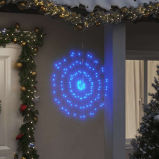 vidaXL 8 db karácsonyi kék csillagfény 140 db LED 17 cm kültéri izzósor