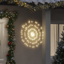 vidaXL 8 db karácsonyi meleg fehér csillagfény 140 db LED 17 cm karácsonyfa izzósor