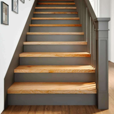 vidaXL 8 db tömör tölgyfa világosbarna lépcsőfokok 100x30x2 cm építőanyag