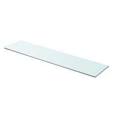vidaXL 90x20 cm átlátszó panel üvegpolc fürdőszoba kiegészítő