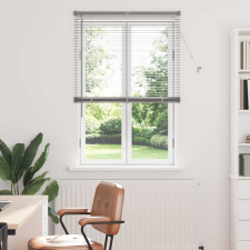 vidaXL Ablak Roló függönyökkel Ezüst 80 x 130 cm Alumínium lakástextília