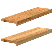 vidaXL ablakpárkányok 2 db kezeletlen 70x20x2 cm tömör fa tölgyfa lakástextília