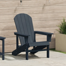 vidaXL Adirondack szék Tengerészkék 74x82x91 cm HDPE kerti bútor
