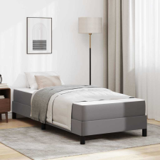 vidaXL Ágy matracmal Szürke 80 x 200 cm Műbőr ágy és ágykellék
