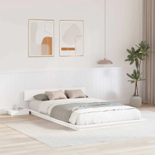 vidaXL Ágykeret Barna 140 x 190 cm faszínű ágy és ágykellék