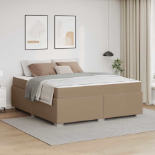 vidaXL Ágykeret Cappuccino 180 x 200 cm Műbőr ágy és ágykellék