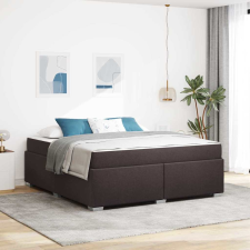 vidaXL Ágykeret Egyéb sötétbarna 180 x 200 cm szövet ágy és ágykellék