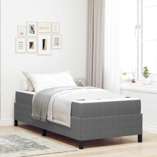 vidaXL Ágykeret Egyéb Világosszürke 80 x 200 cm Bársony anyag ágy és ágykellék