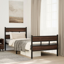 vidaXL ágykeret fejtámlával és lábtámasszal matrac nélkül 75 x 190 cm ágy és ágykellék