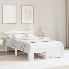 vidaXL Ágykeret fejtámlával fiókkal Fehér 120 x 200 cm ágy és ágykellék